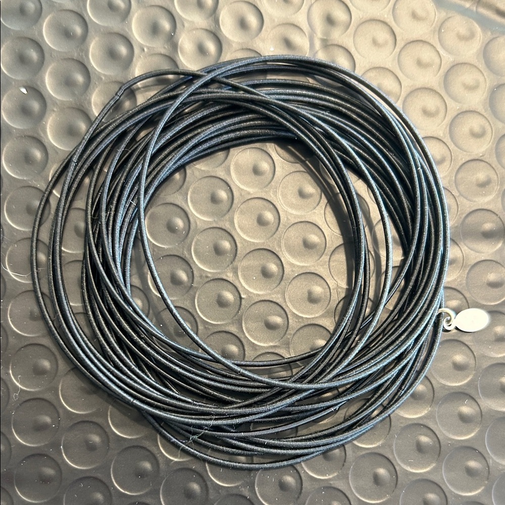 Black Rubber Cord Bracelets 19